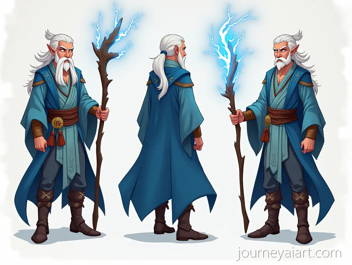 HalfElven-StormHalfelven-storm-mage-Mage-Character-Sheet-with-Dynamic-Spellcasting-Poses
