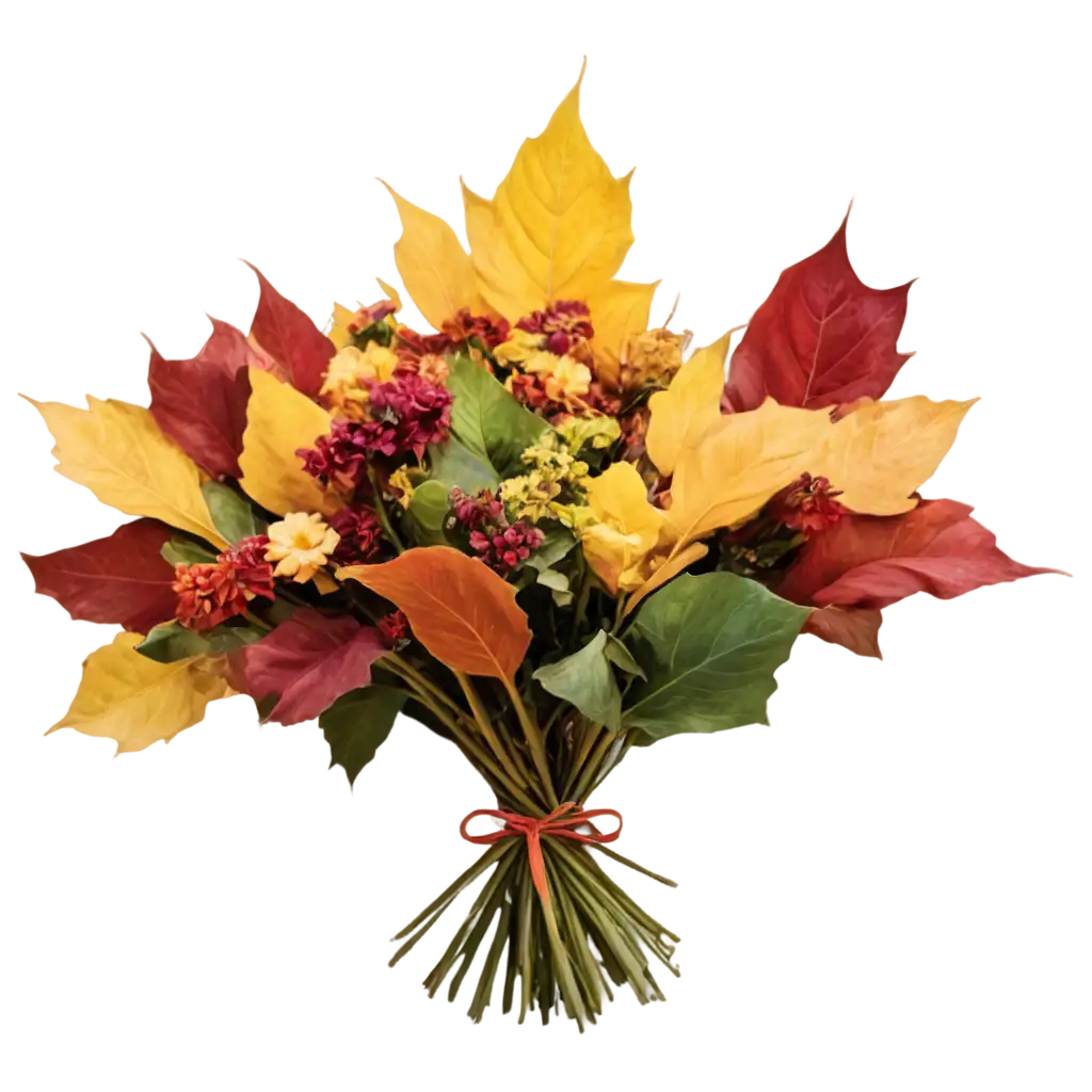 Beautiful-PNG-Image-A-Bouquet-of-Autumn-Leaves