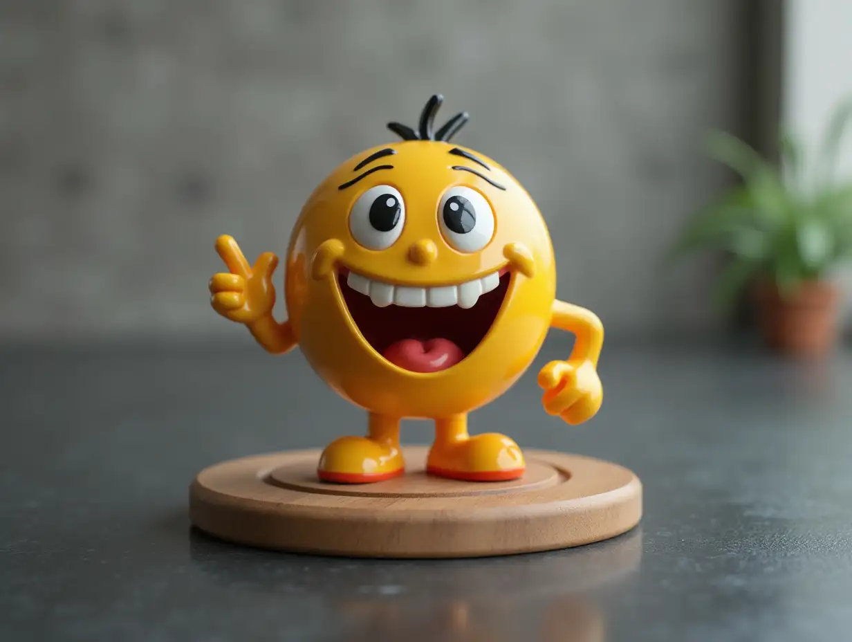 SMILEY JOKE FIGURINE