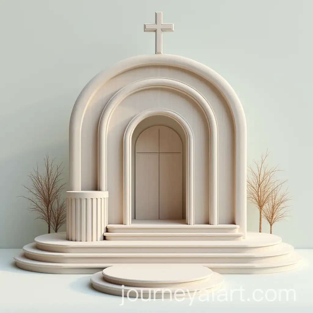 Modern-Church-Interior-with-Podium-and-Speaker-in-Corner