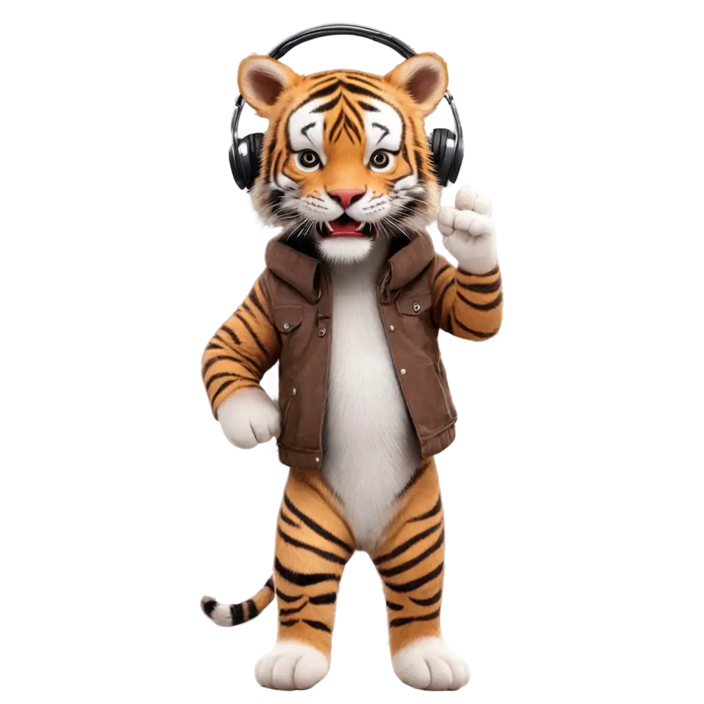 Cute-Tiger-Wearing-Headphones-PNG-Playful-and-Vibrant-Illustration