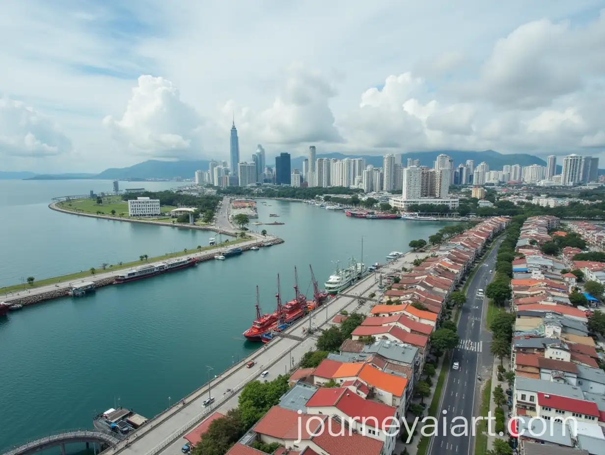 Beautiful-Cityscape-of-Singapore-with-Modern-Architecture-and-Lush-Greenery