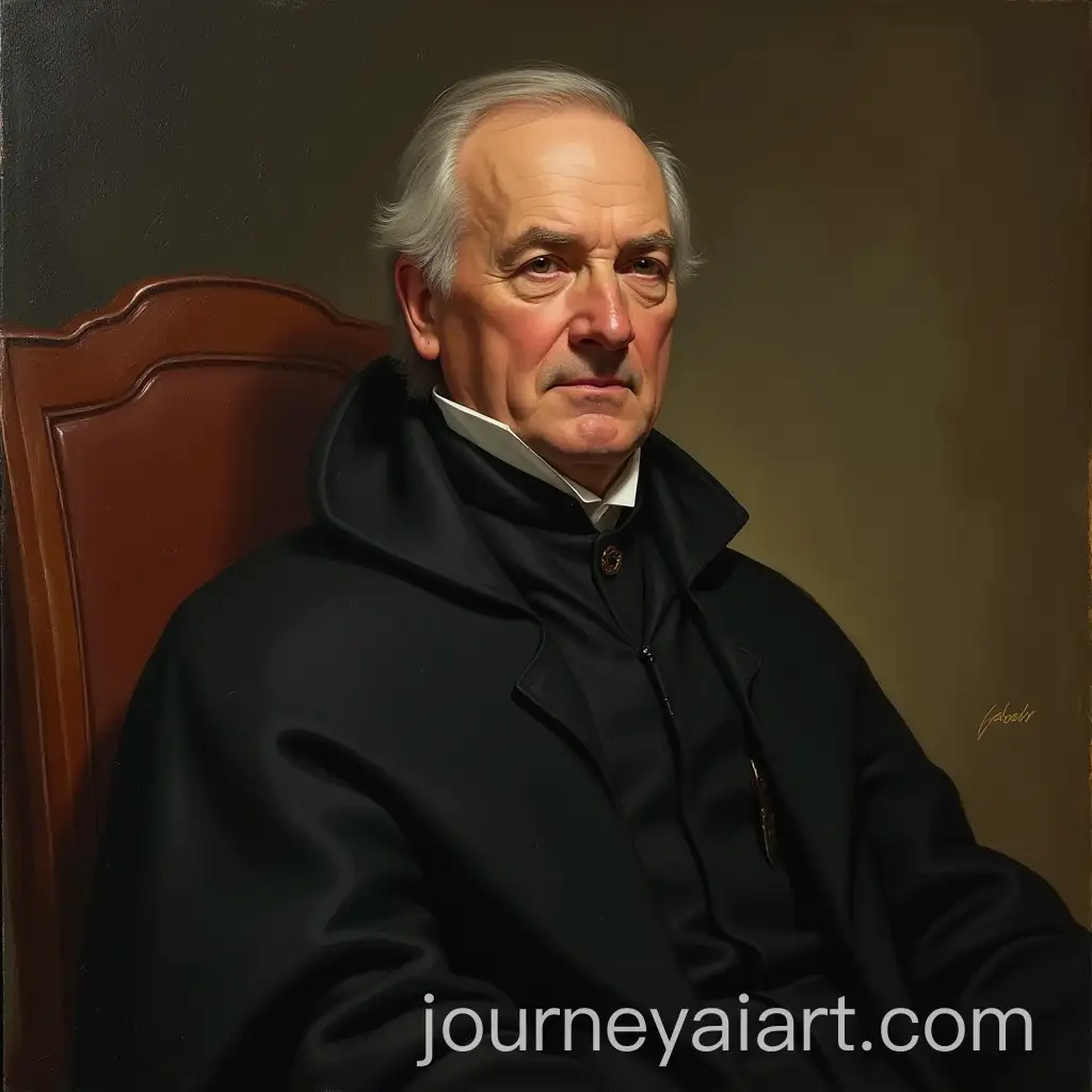 Painted-Portrait-of-Eugen-Ritter-Named-Sr-Cadogan-from-Harry-Potter