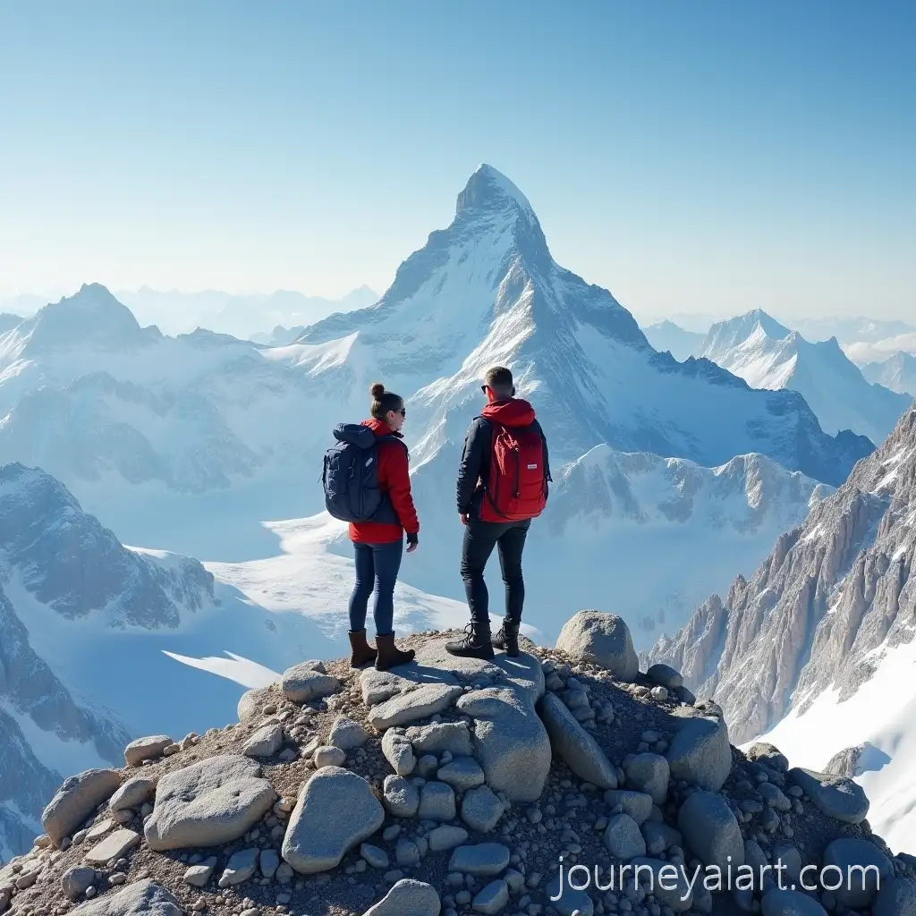 CoupleCouple-on-Mount-Everest-Standing-on-Mount-Everest-Peak-Surrounded-by-Snowy-Landscape