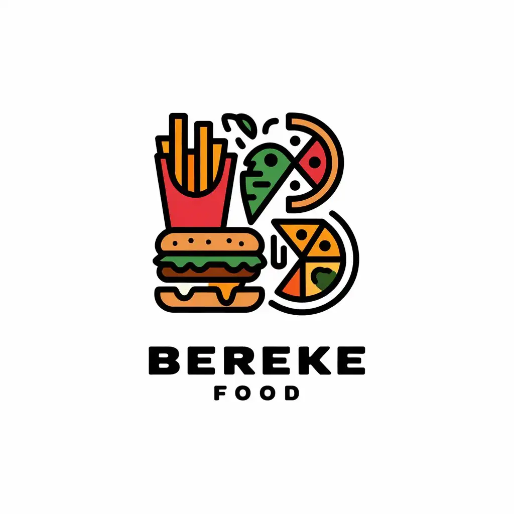 LOGO Design For BEREKE FOOD Elegant and Versatile Logo for Restaurant Industry