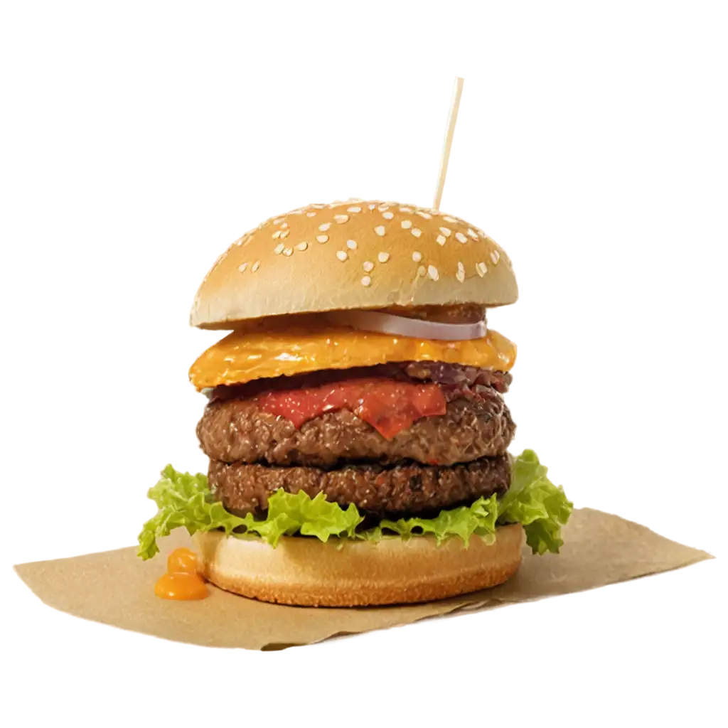 Delicious-Burger-PNG-Image-for-Versatile-Creative-Projects