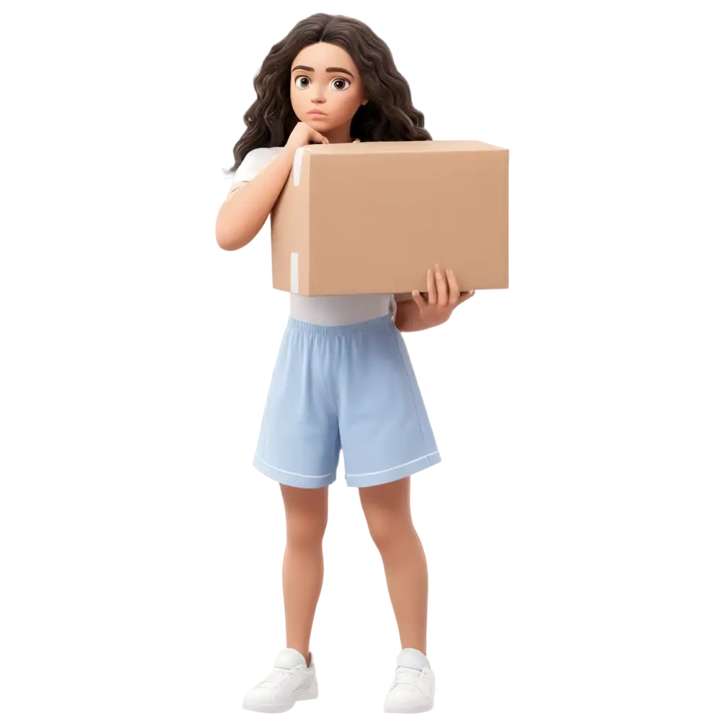 Sad-3D-Girl-with-Box-PNG-Image-Ideal-for-Emotional-Illustrations-and-Digital-Projects