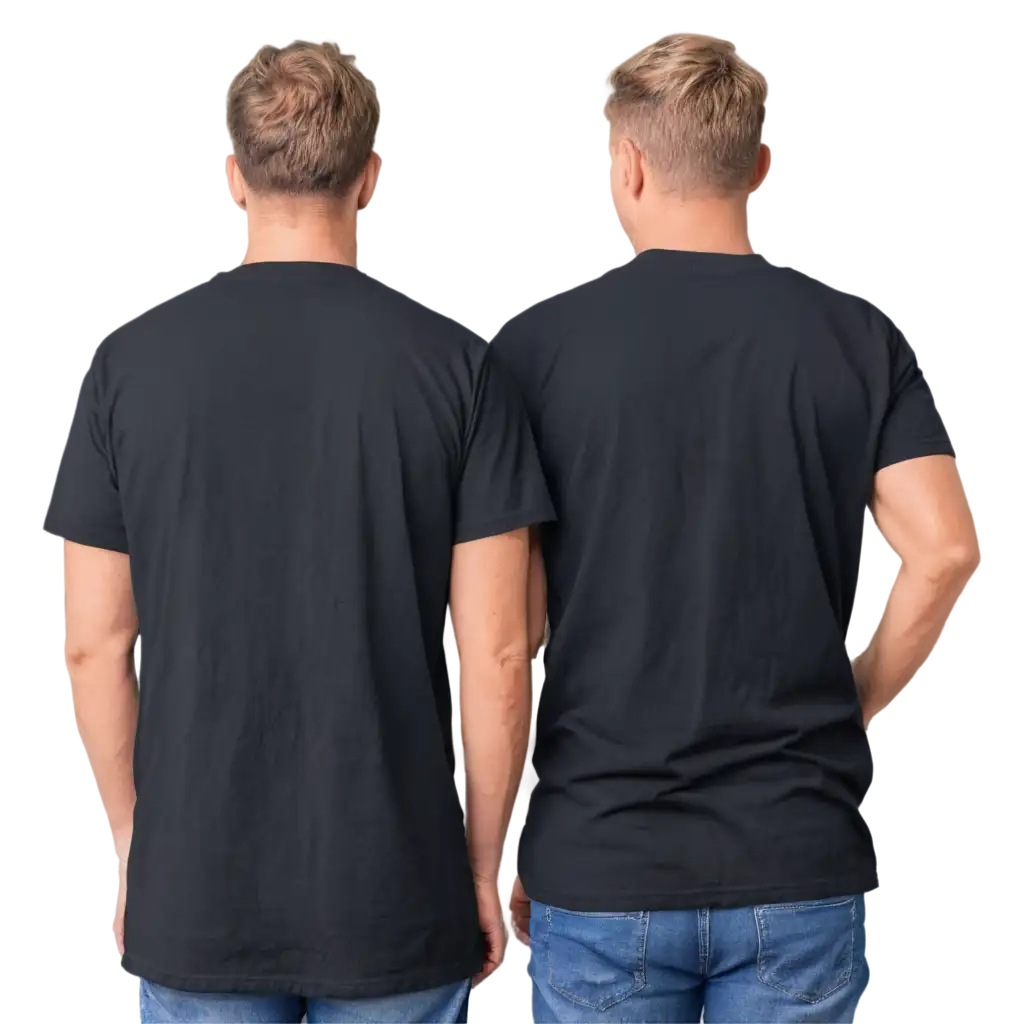 HighQuality-Back-Mockup-TShirts-PNG-for-Stunning-Visual-Presentations