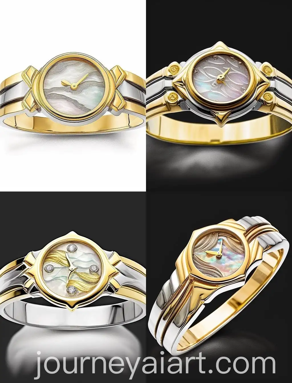 Elegant-Ladies-Gold-Watch-with-Mother-of-Pearl-Dial
