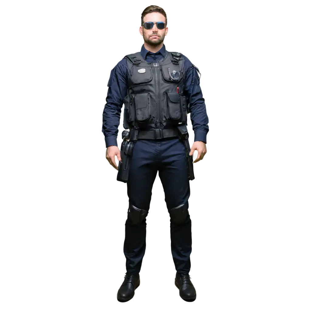 Intimidating-Futuristic-Security-Officer-Standing-Guard-PNG-Image-for-Enhanced-Clarity