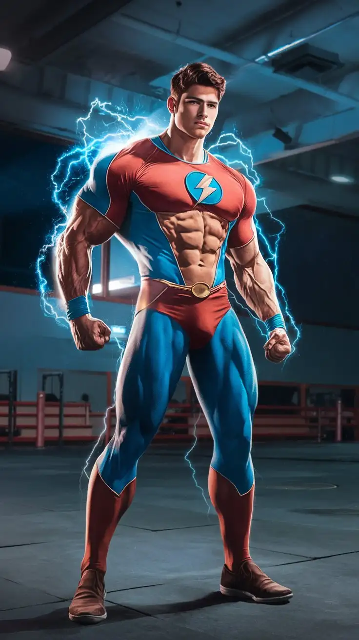 19YearOld-College-Athlete-Transforms-Into-Muscular-Superhero-in-Empty-Gym-at-Night