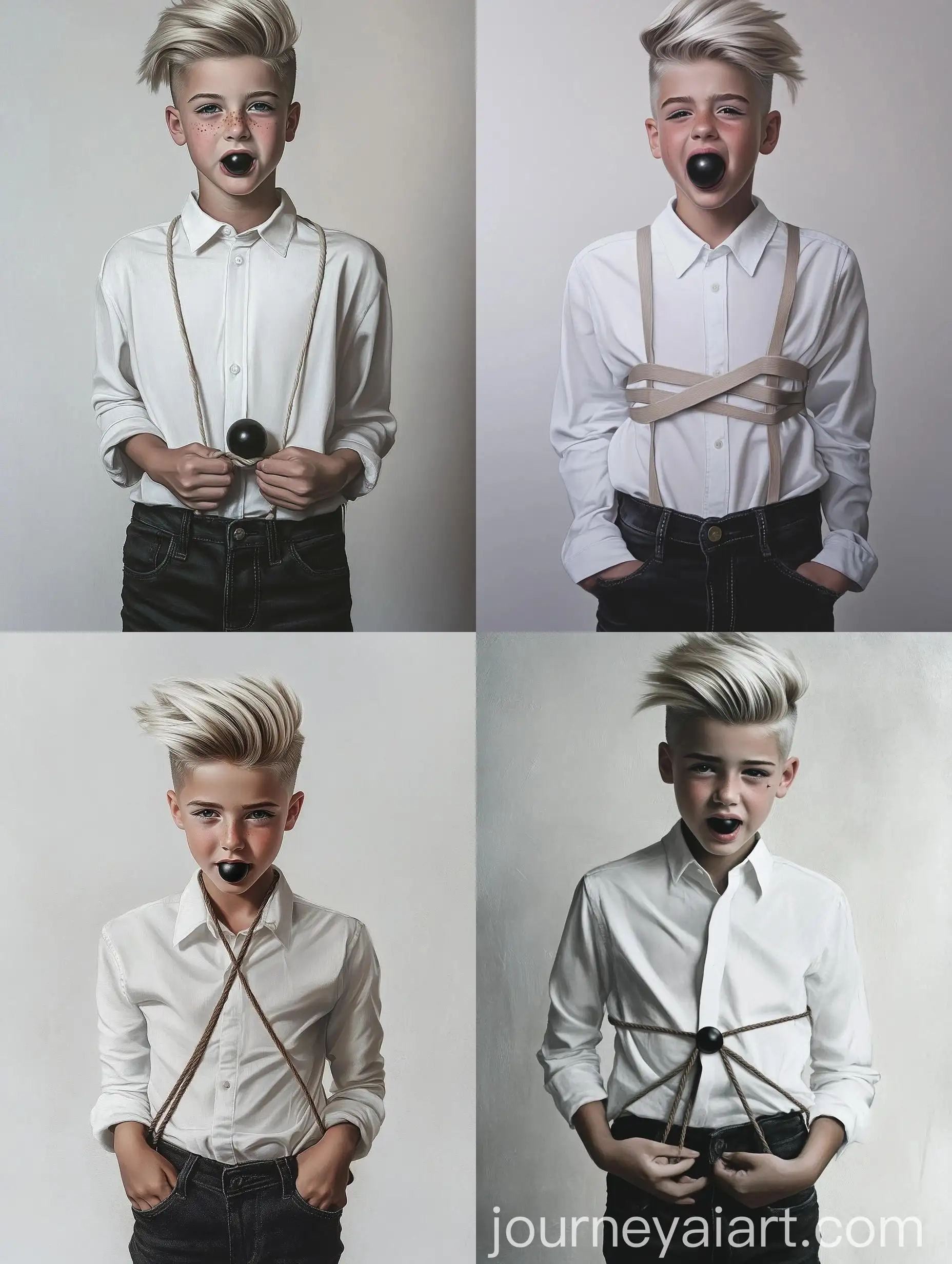 Teenager-Bound-in-White-Shirt-and-Jeans-with-Mouth-Gagged