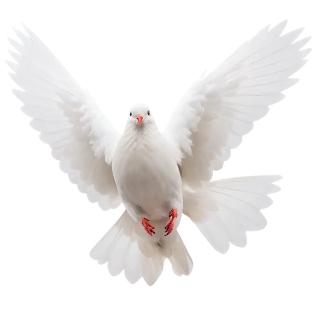 PNG-Image-of-White-Holy-Pigeon-in-Majestic-Flight-Enhance-Online-Presence-with-HighQuality-Visuals