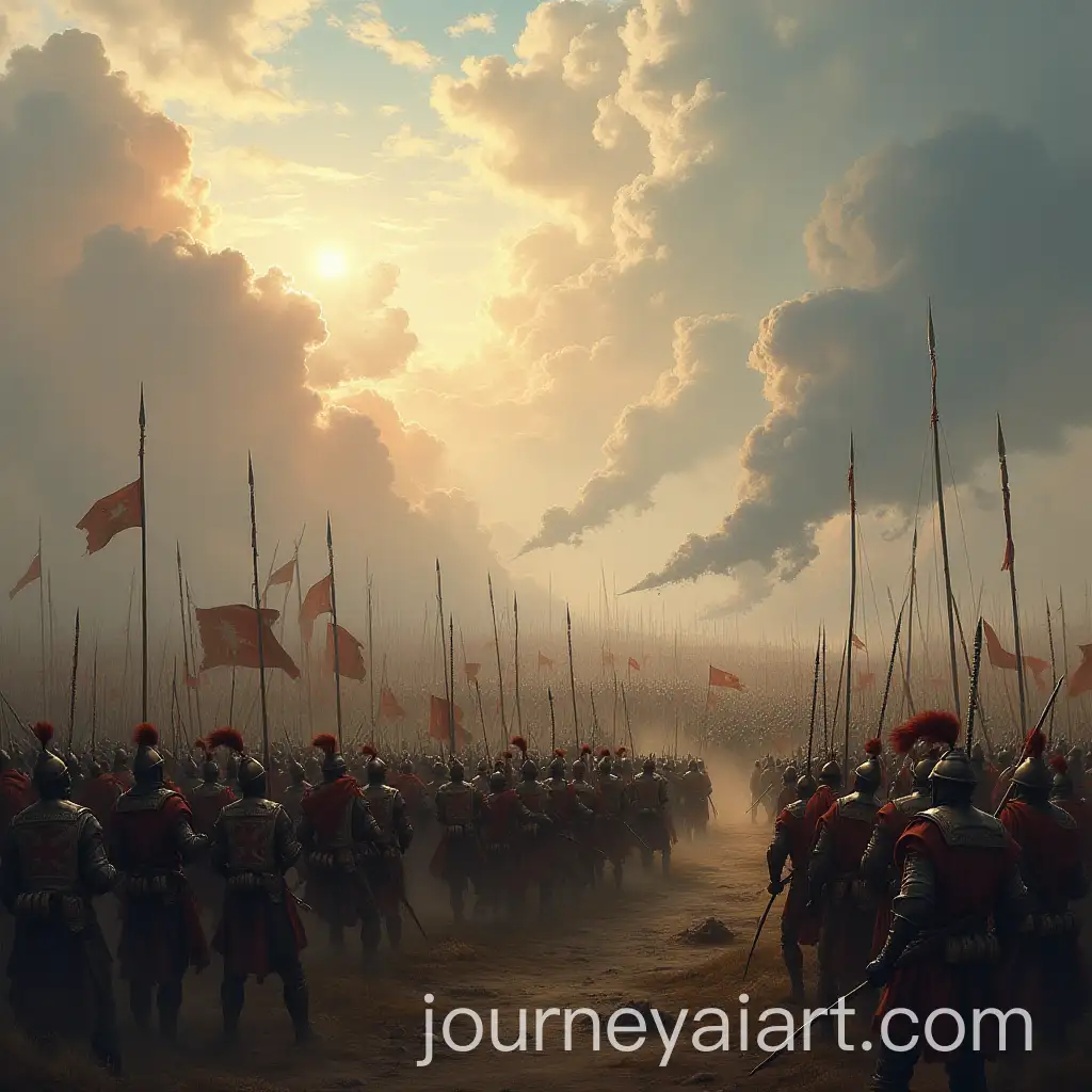 Epic-Skyview-of-a-Massive-Battle-Between-Two-Armies