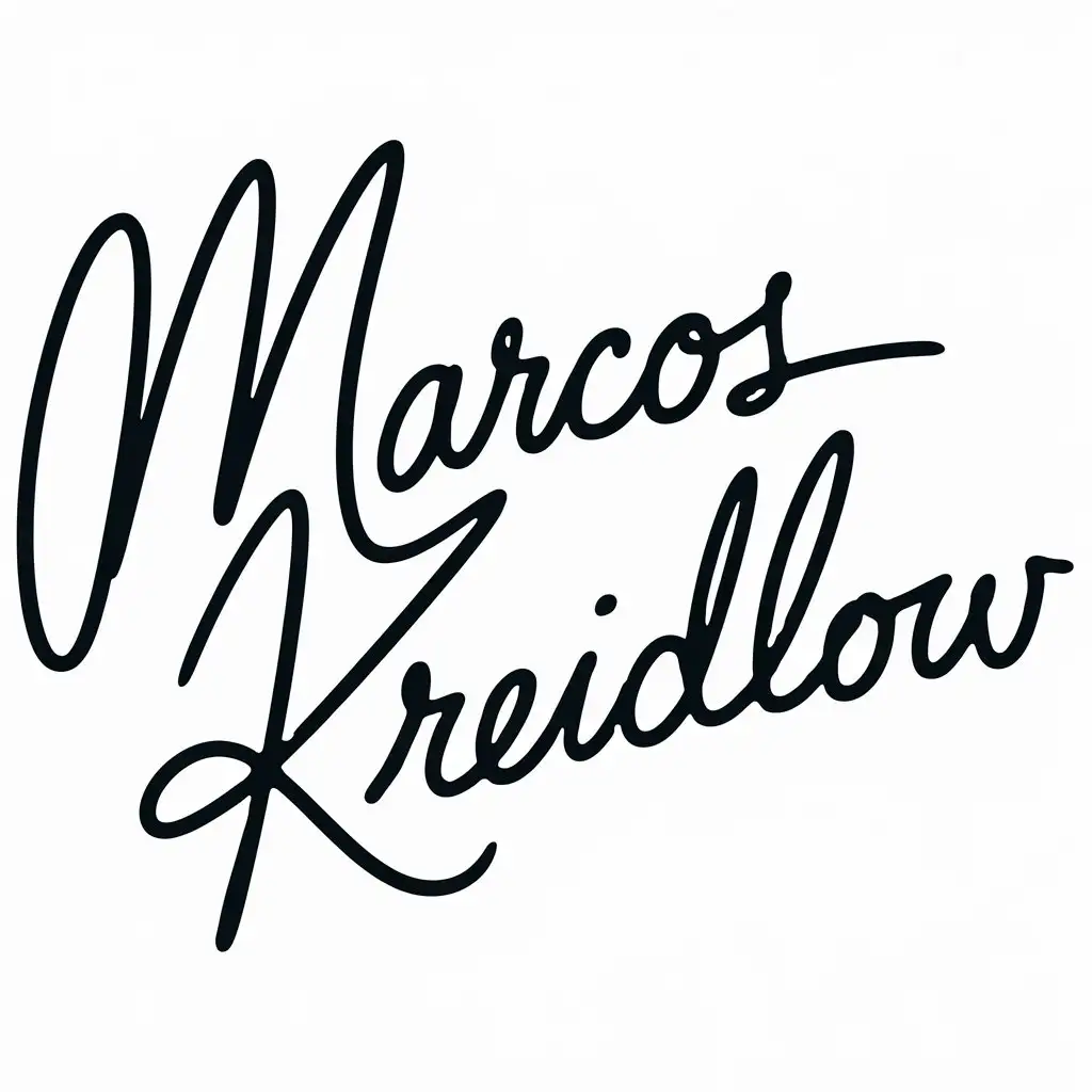 Elegant-Signature-Design-for-Marcos-Kreidlow