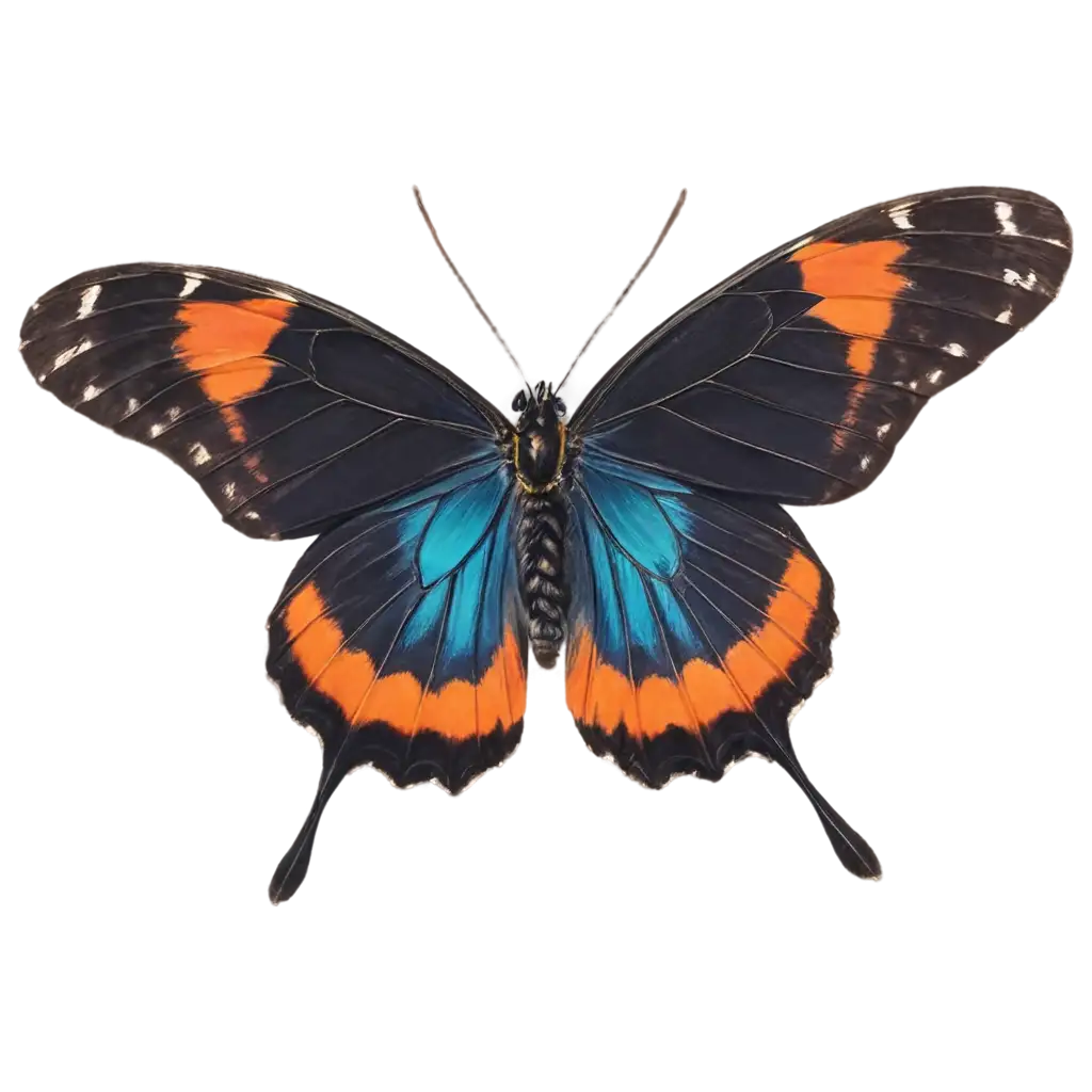 Vibrant-Butterfly-PNG-with-Multicolored-Wings-Perfect-for-Elegant-Designs