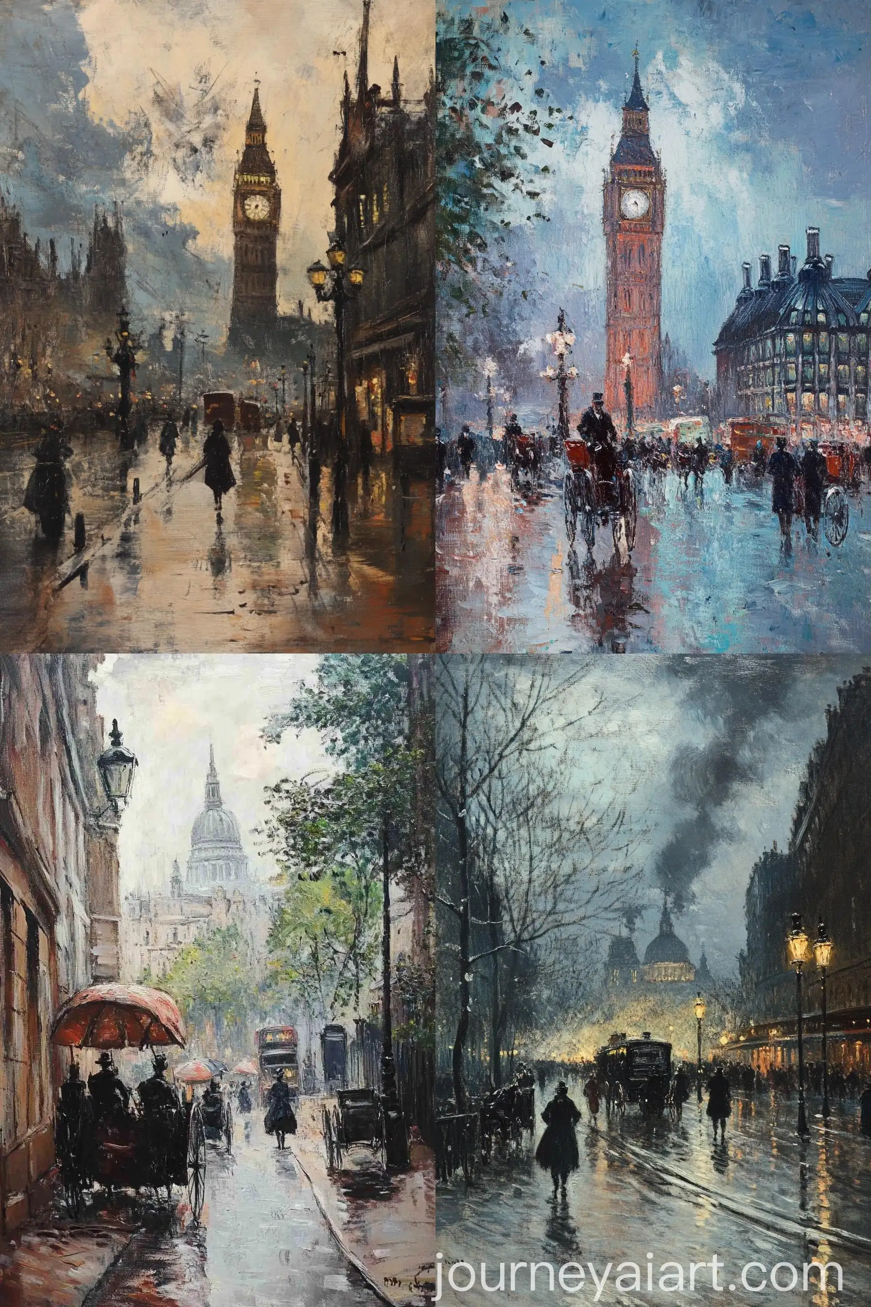 Impressionist-Painting-of-a-Sad-Day-in-London