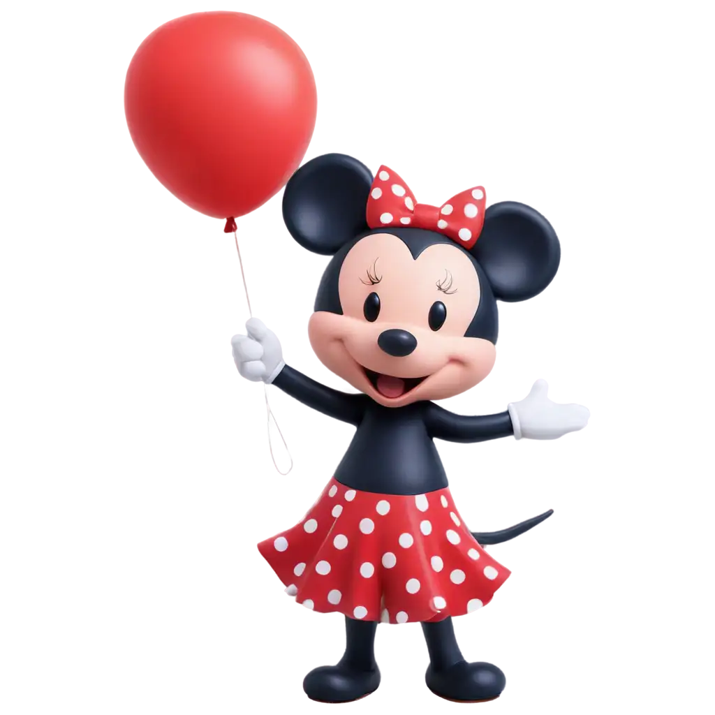 Mini Mouse with baloons