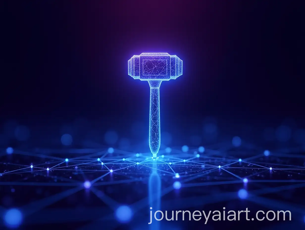 Thors-Hammer-in-a-Futuristic-Digital-World-with-Geometric-Data-Connections