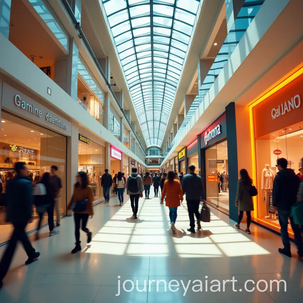 Busy-Shopping-Mall-with-Shoppers-and-Vibrant-Storefronts