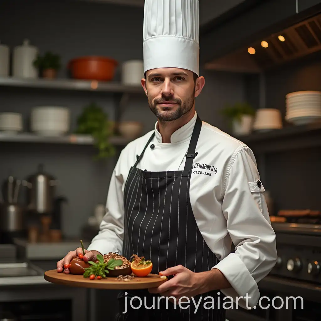 Chef-in-Kitchen-Preparing-a-Meal