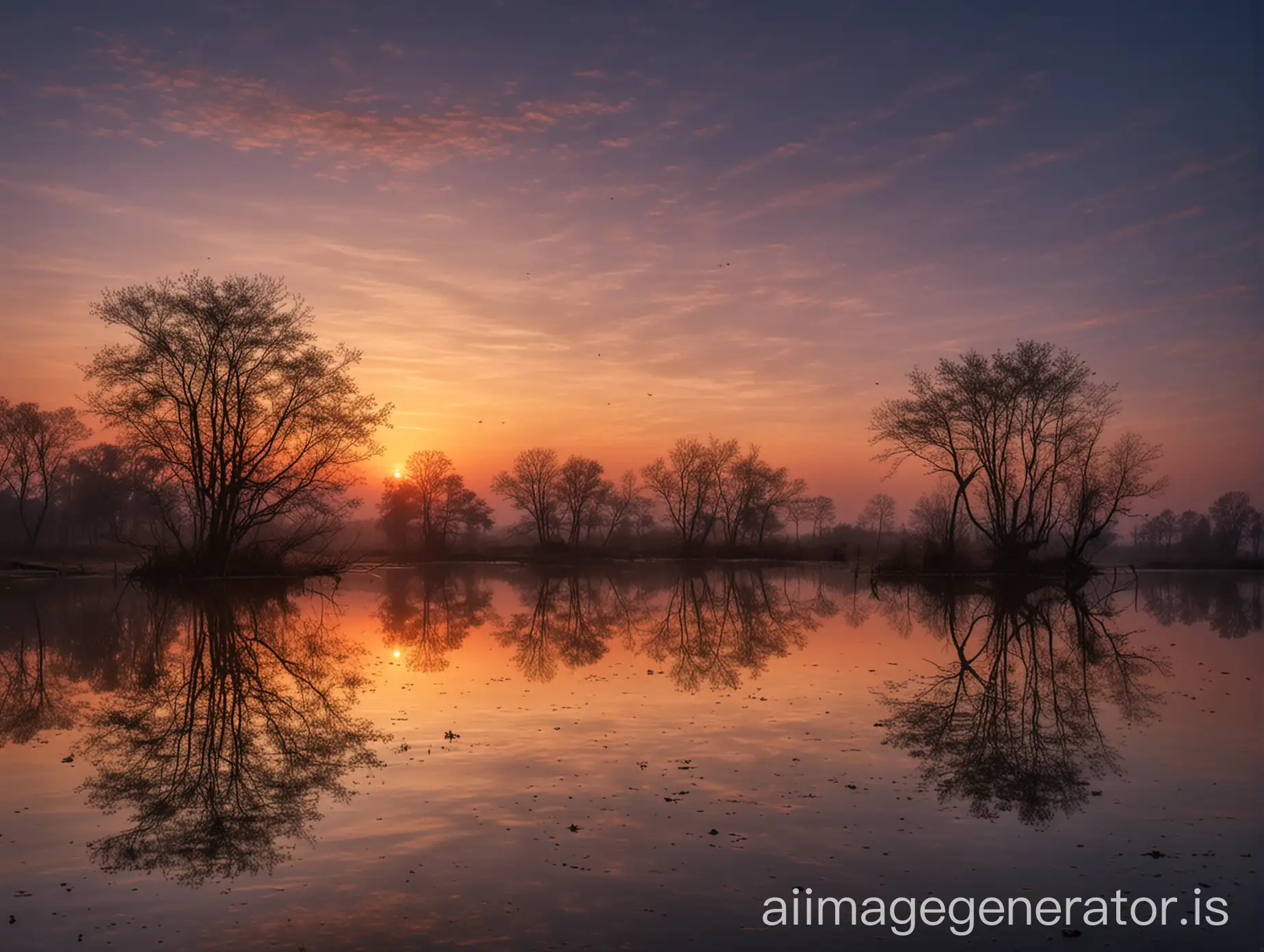 Transition-from-Night-to-Morning-Dawn-Nature-Awakening