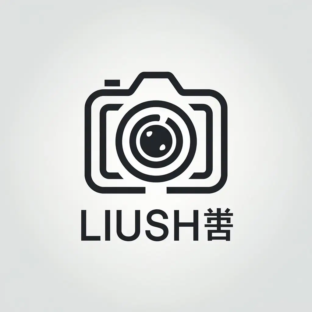 LOGO-Design-for-Liushi-Minimalistic-Camera-Symbol-for-Internet-Industry