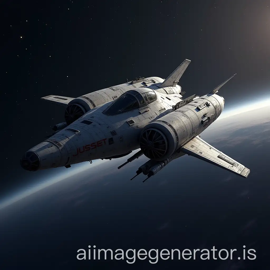 Futuristic-Spacecraft-Gliding-Through-the-Cosmos