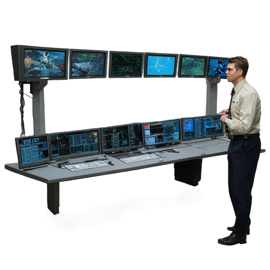 PNG-Image-of-a-Control-Room-Operator-Enhancing-Clarity-and-Detail