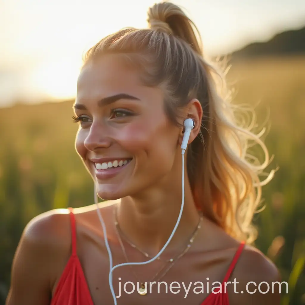 Hailey-Bieber-Dancing-in-Apple-Earphones-on-a-Summer-Morning