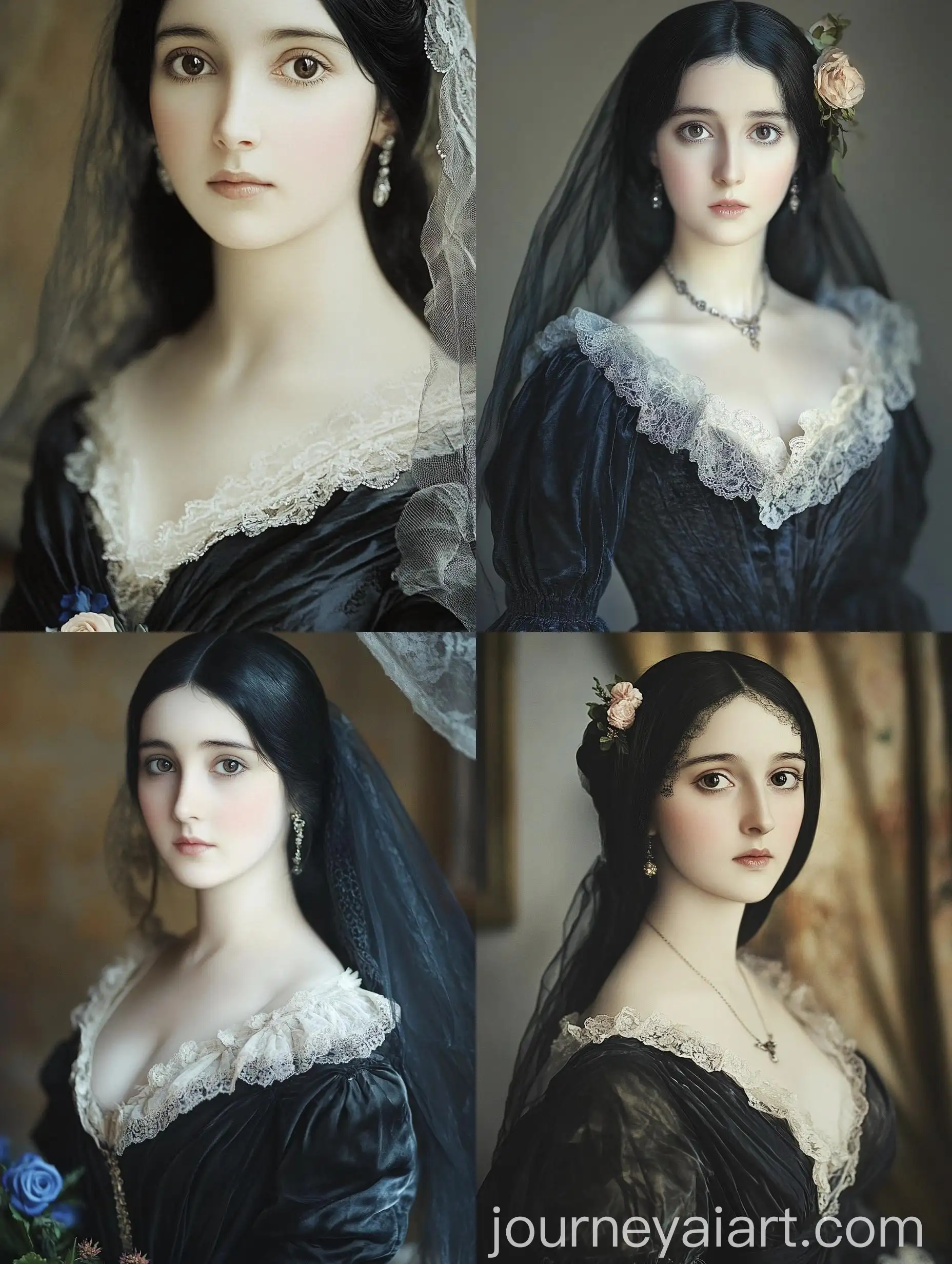 Natural-Beauty-with-Wavy-Black-Hair-and-Brown-Eyes