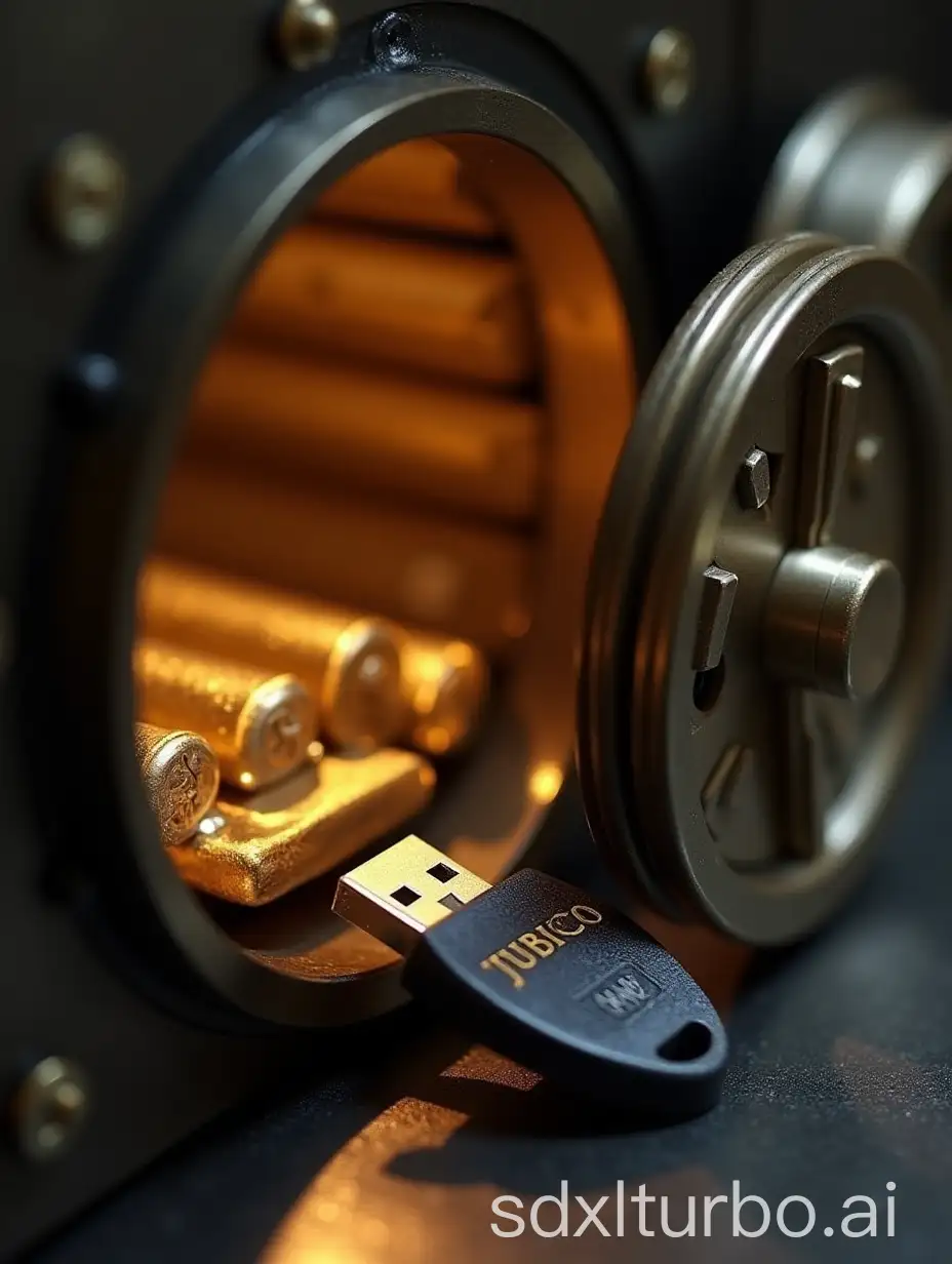 Bank-Vault-with-Gold-Bars-Diamonds-and-Yubico-USB-Key