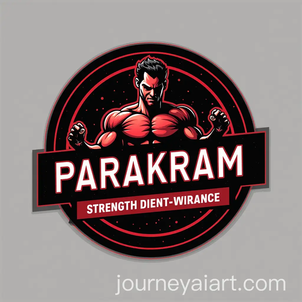 Dynamic-and-Bold-Logo-Design-for-PARAKRAM-Event-Representing-Strength-and-Endurance