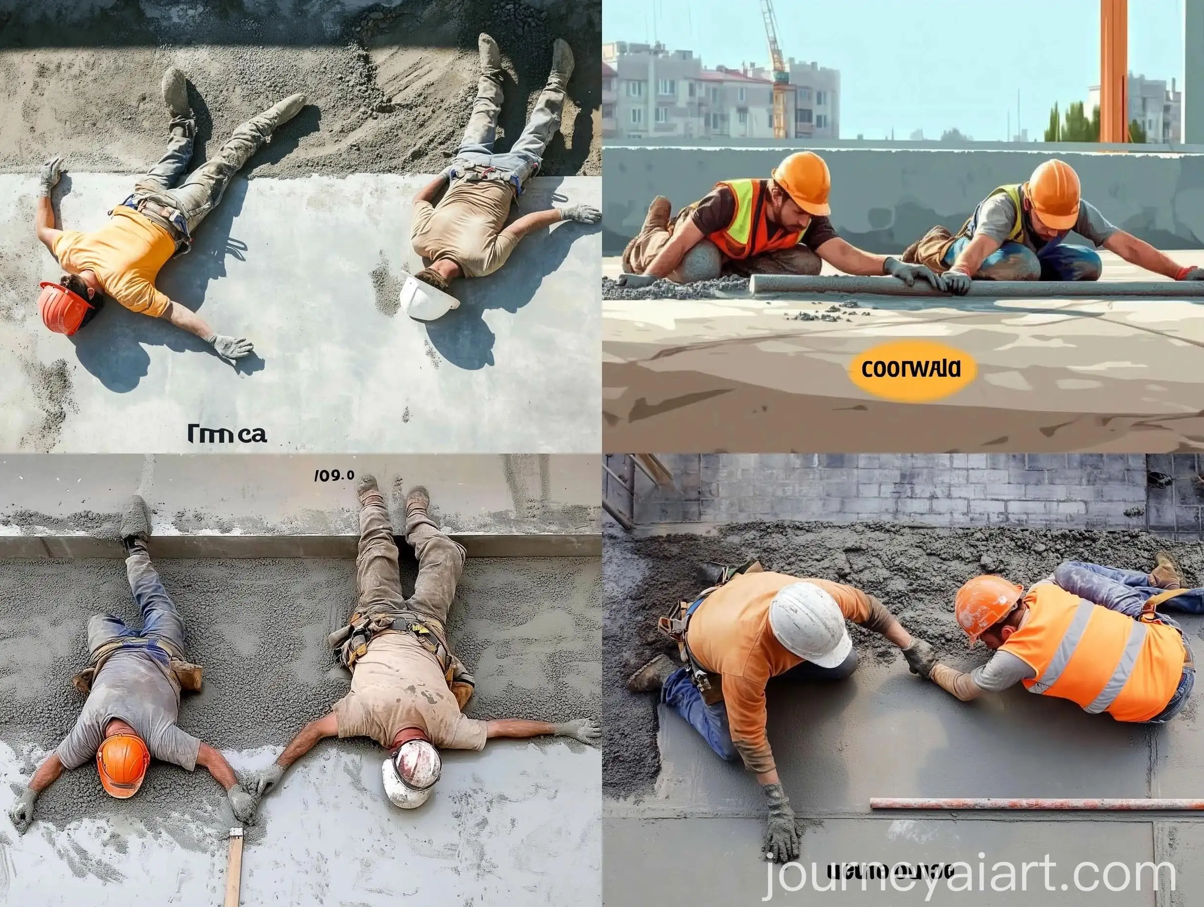 Two-Builders-Laying-Cement