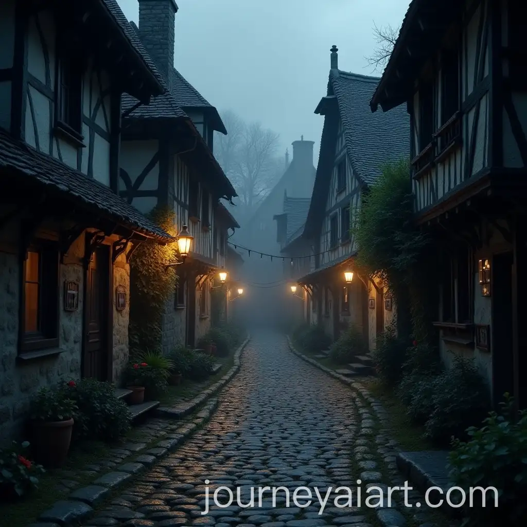 Medieval-Village-Dark-Alley-Realistic-Video-Game-Style