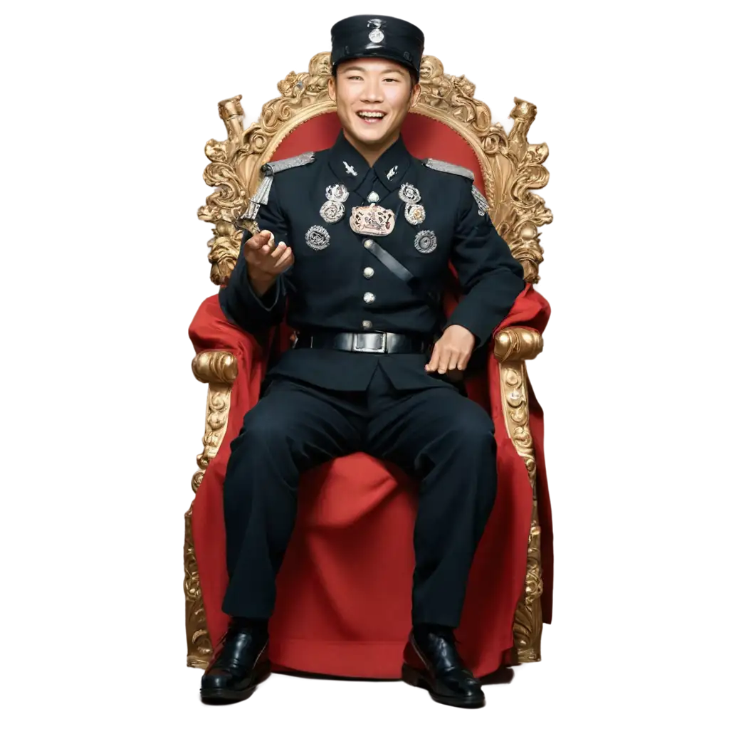 Lee-Do-Hyun-as-a-Military-Leader-Holding-a-Weapon-on-a-Throne-HighQuality-PNG-Image-for-Various-Creative-Uses