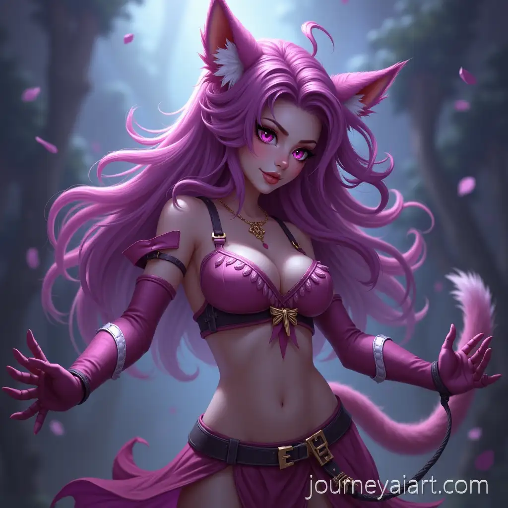 RuinedAI-Art-Prompt-Expansion-Ahri-from-League-of-Legends-with-Corrupted-Features-and-Dark-Aura