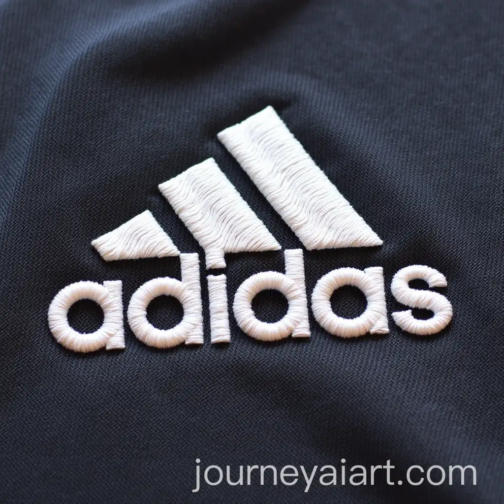 Creative-Embroidery-Designs-Featuring-Adidas-Three-Bar-Logo
