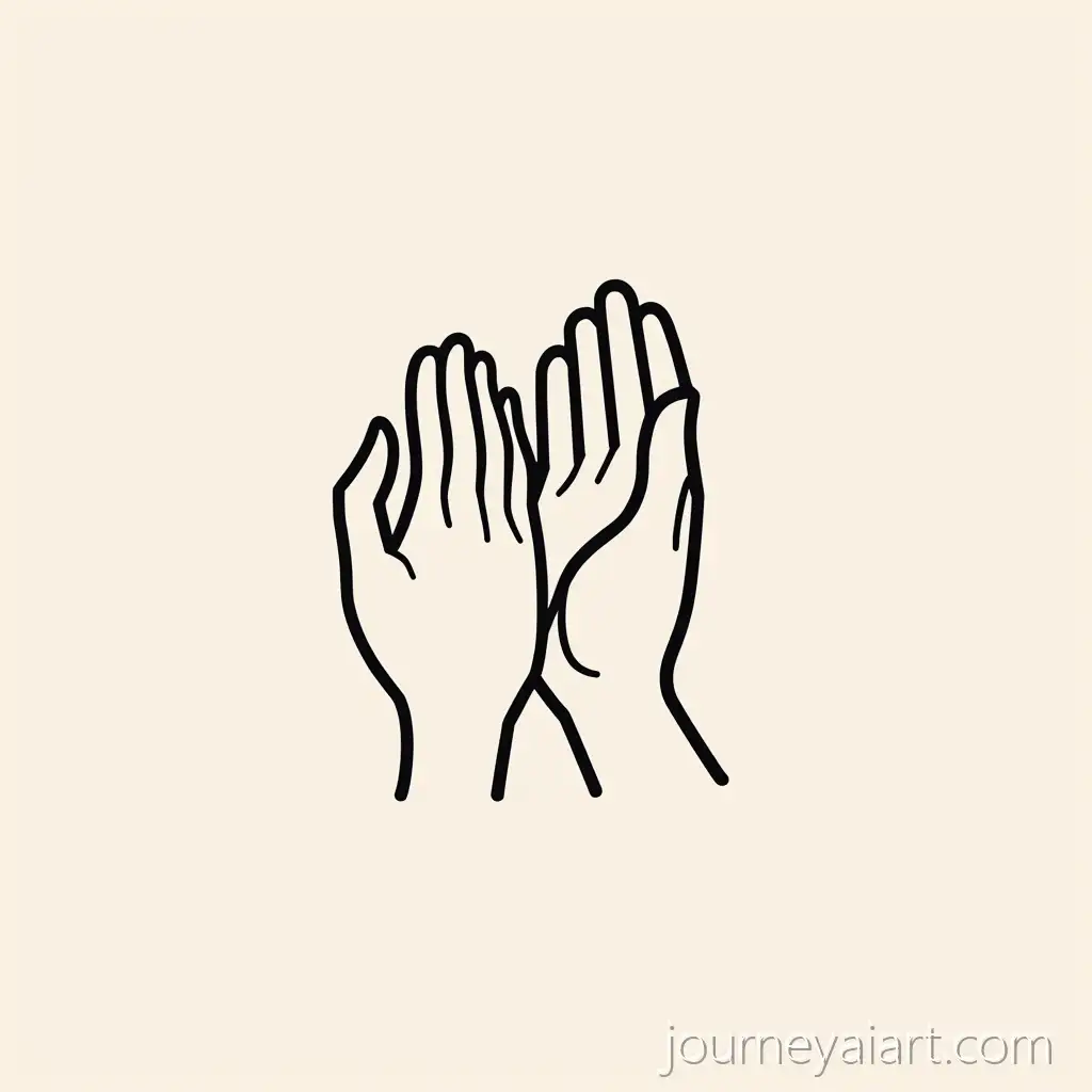 Clapping-Hands-Symbol-Icon-in-Outline-Style