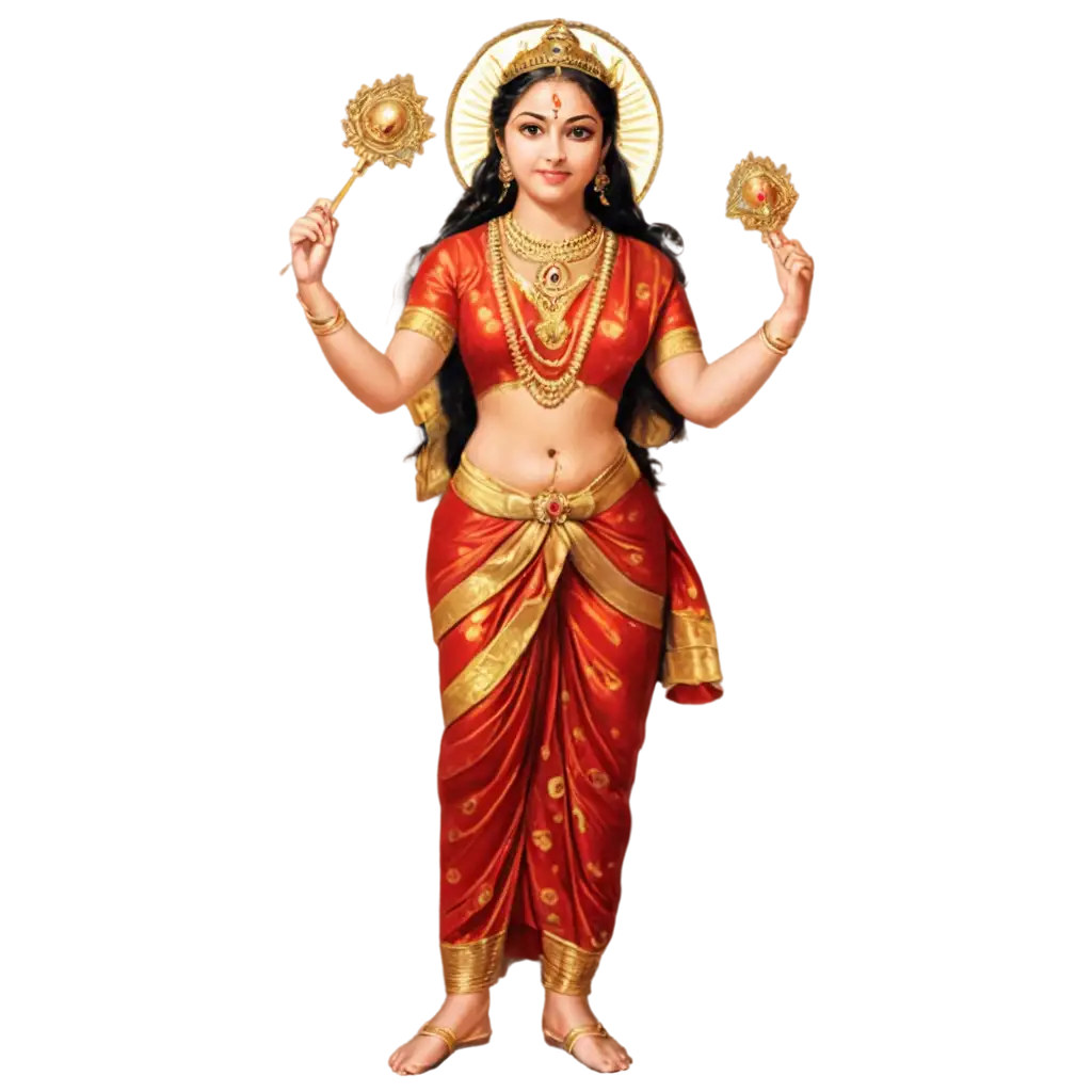 Maa-Durga-Devi-PNG-Image-Divine-Illustration-for-Spiritual-Content