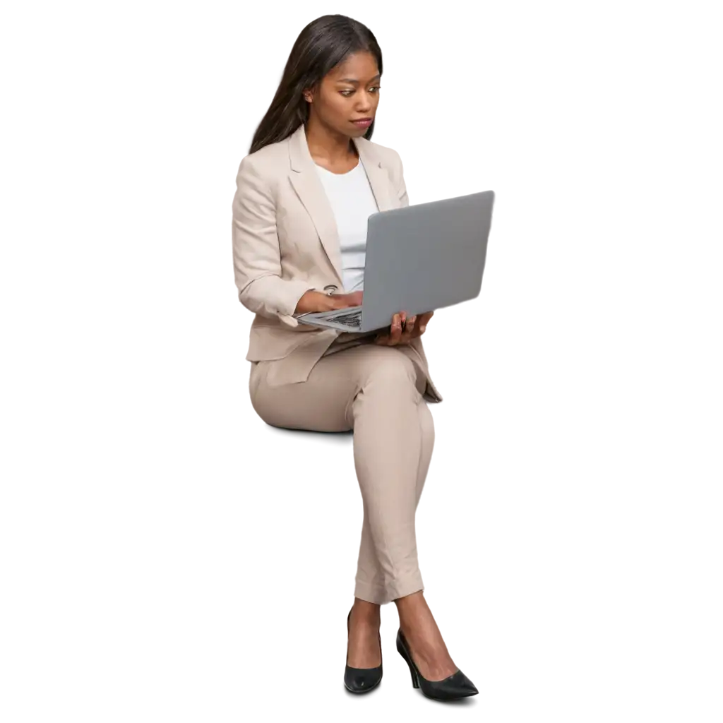 Entrepreneur-Lady-Holding-Laptop-PNG-Image-Modern-Business-Concept