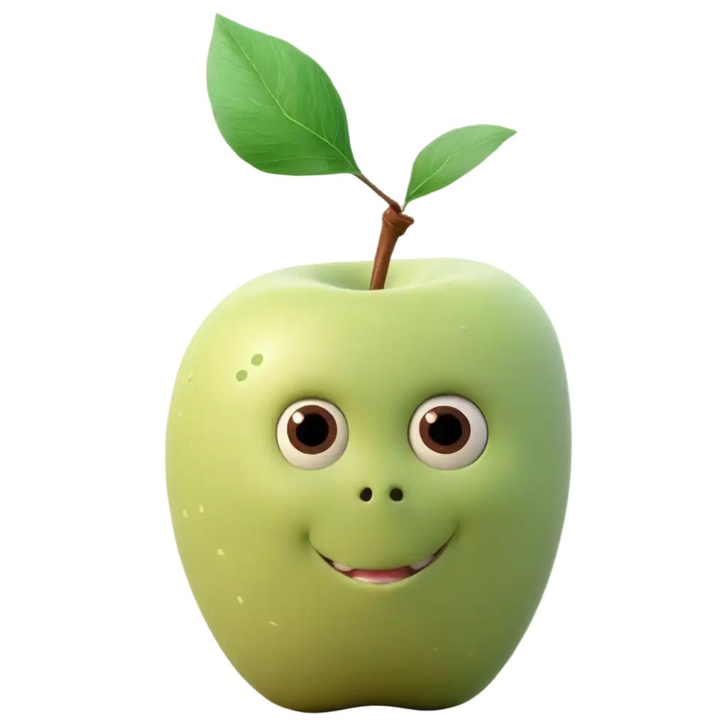 Pixar-3D-Style-Apple-PNG-Image-for-Creative-Projects-and-Design