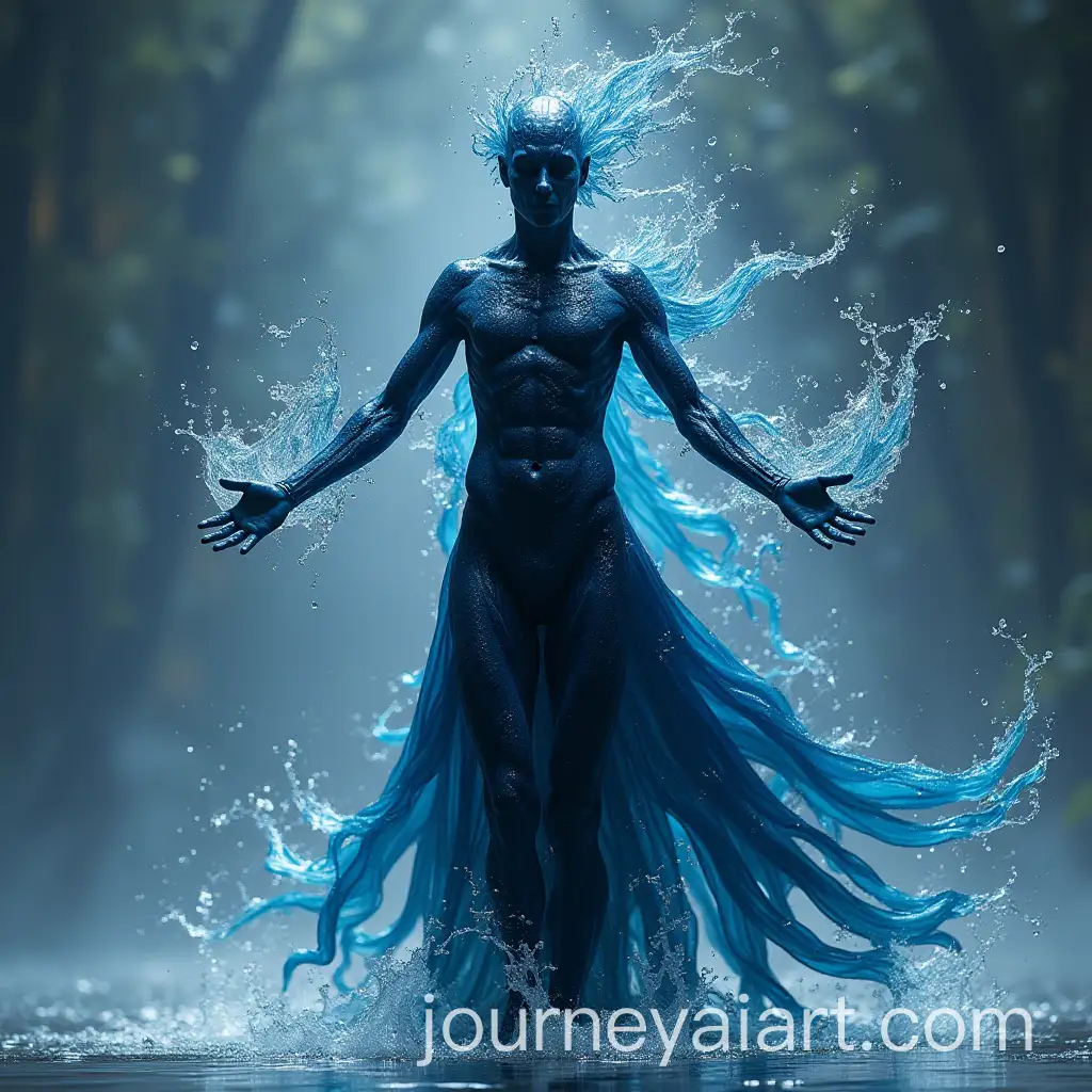 Translucent-Character-Controlling-Elemental-Forces-with-Dark-Water-Transformation