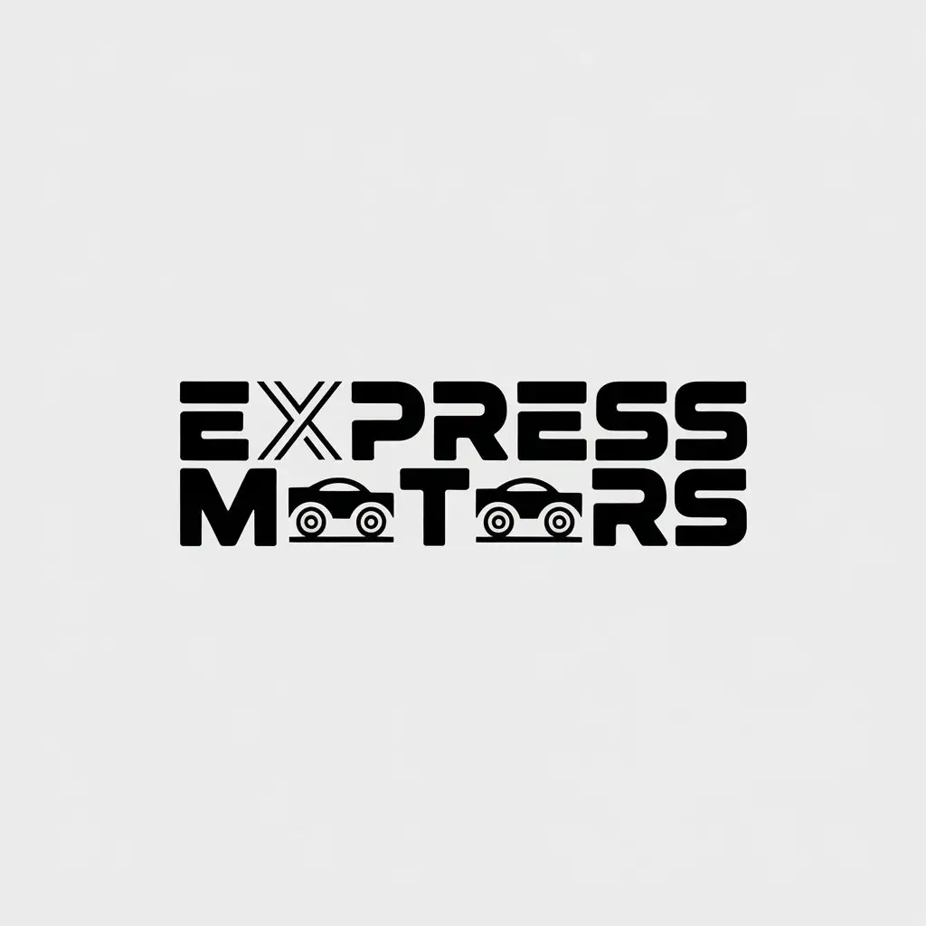 LOGO Design for Express Motors VehicleInspired Text with Automotive Industry Theme