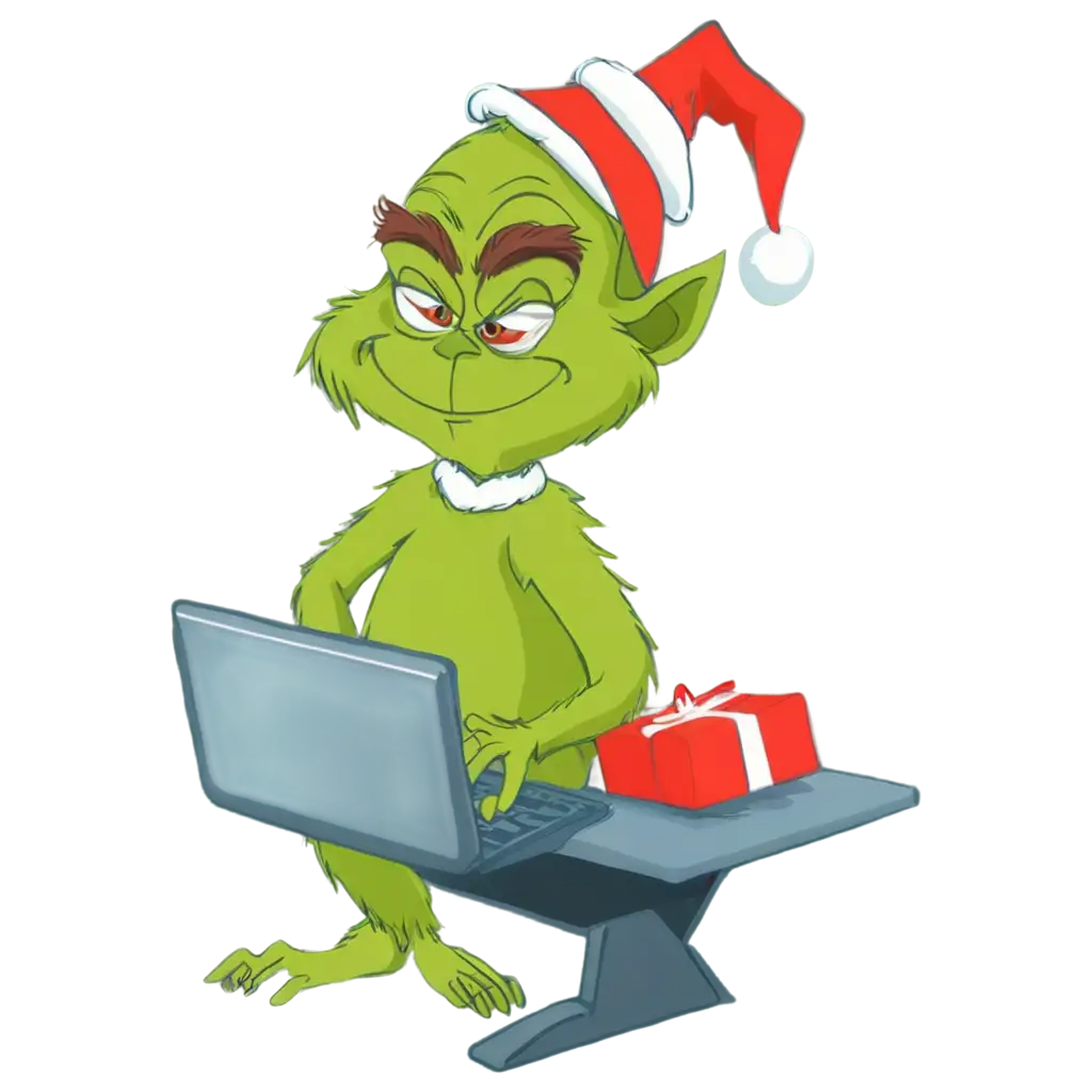 Christmas-Grinch-Programming-on-a-Computer-PNG-Image-for-Creative-Projects