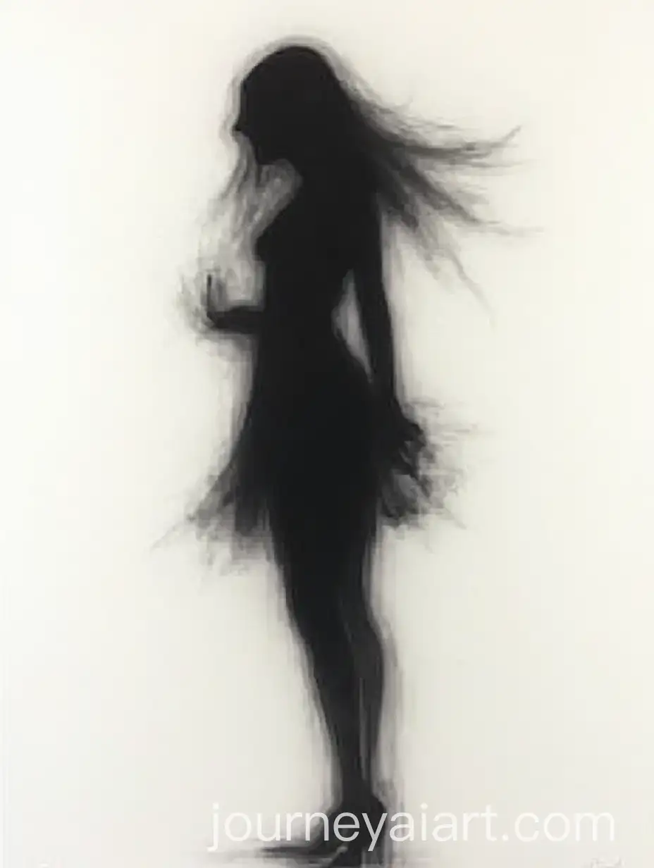 Abstract-Charcoal-Drawings-of-Female-Silhouettes-in-Fluid-Motion
