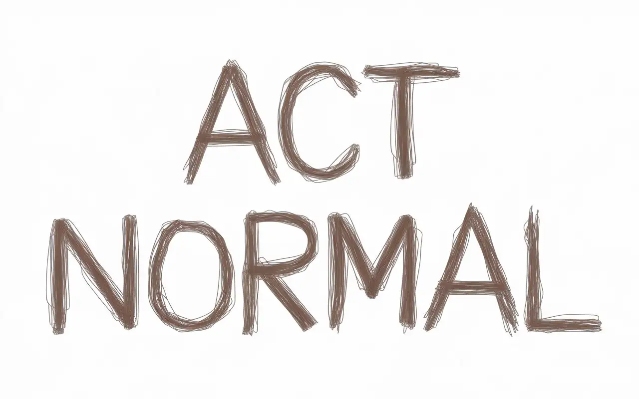 Humorous-Message-Act-Normal-in-Shaky-Handwriting