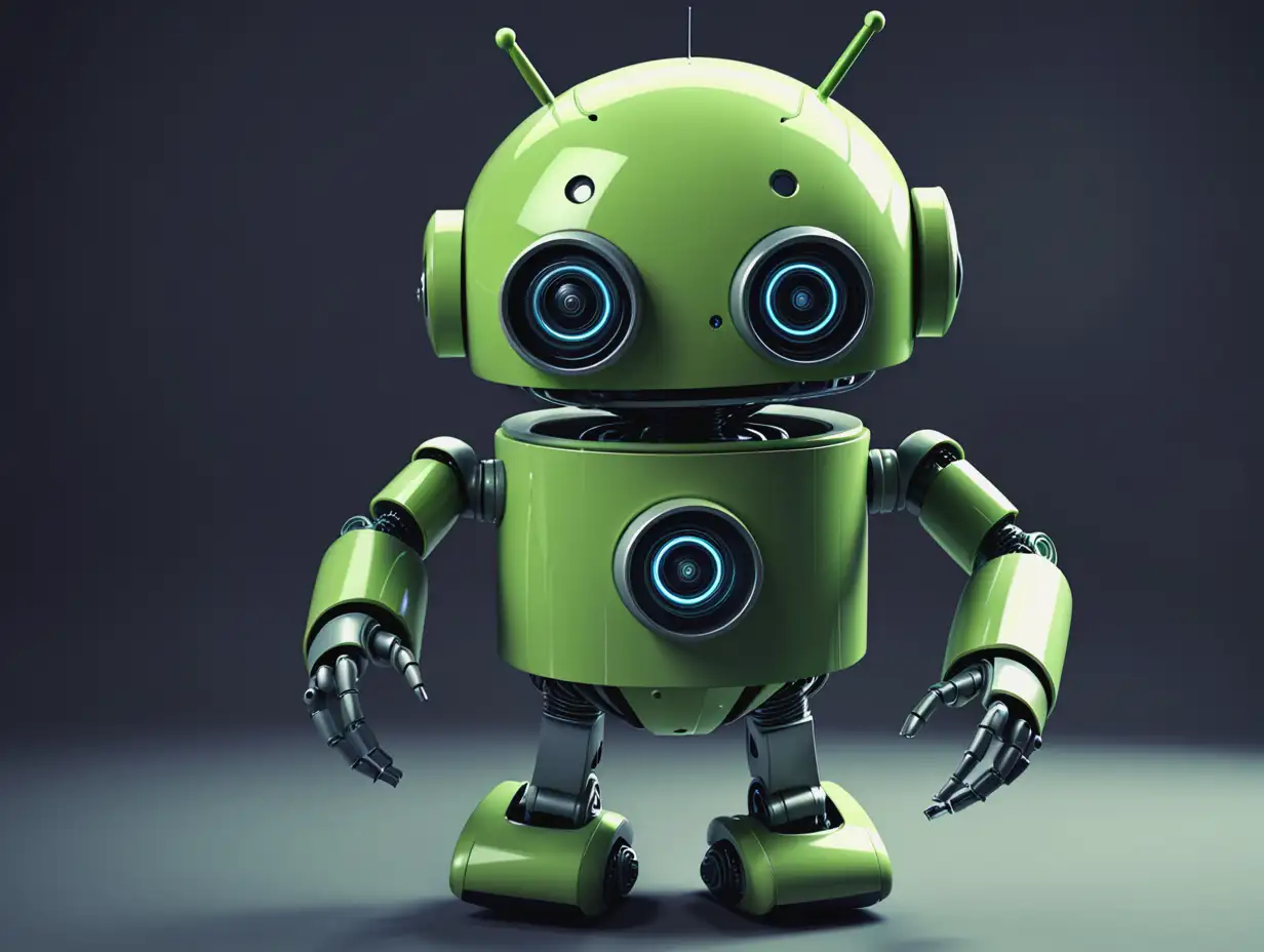 Android robot imaginative