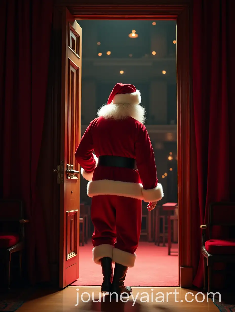 Santa-Claus-Reveals-Conductor-Outfit-Before-New-Years-Concert-on-Theater-Stage