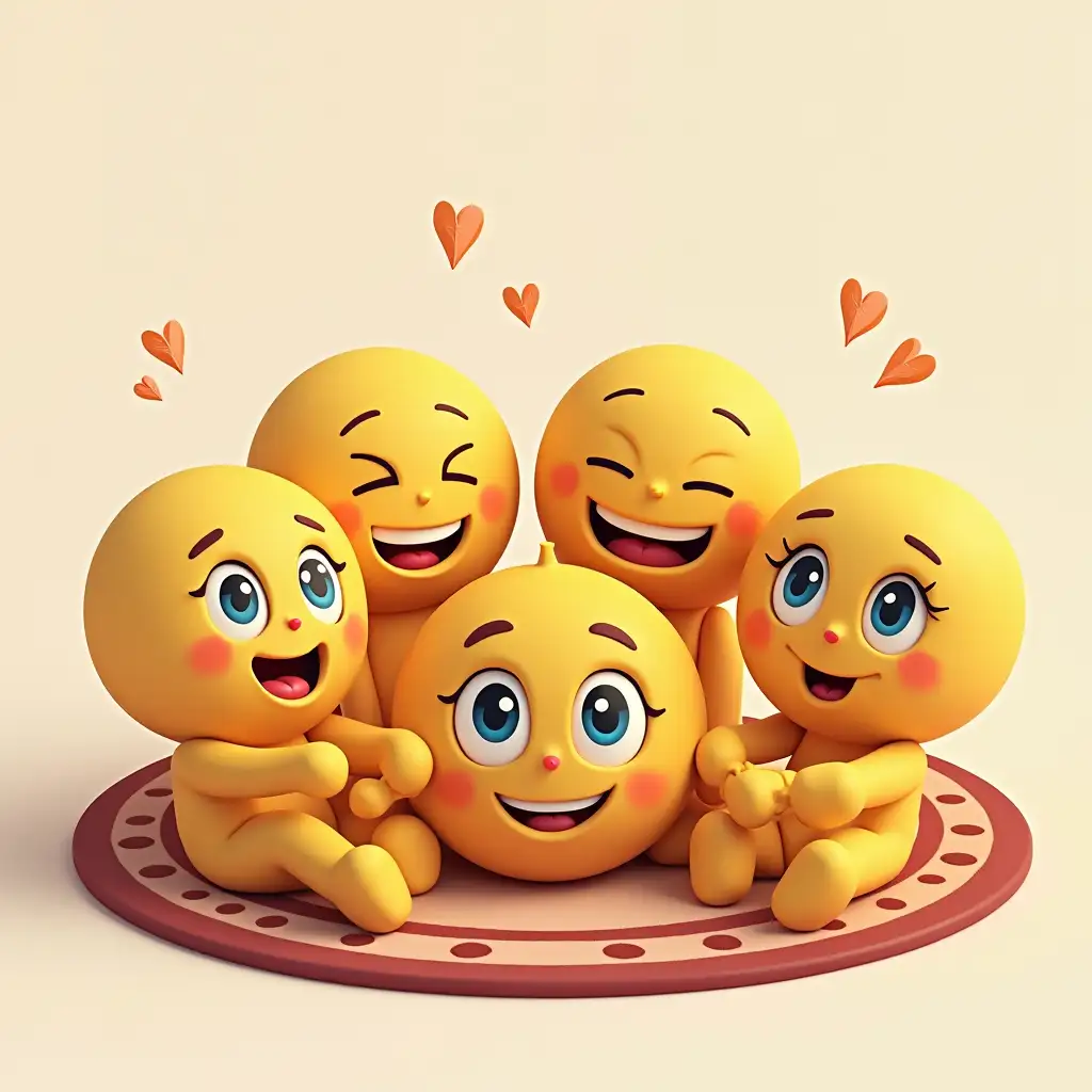 Emotion-Emojis-Sitting-in-a-Circle-on-a-Rug